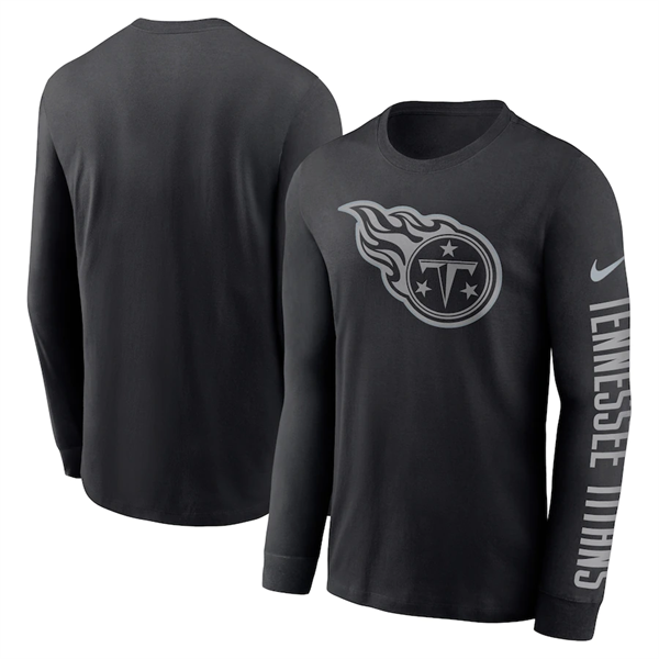 Men's Black Tennessee Titans Long Sleeve T-Shirt